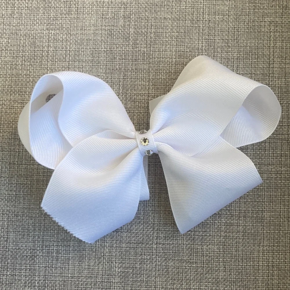5.5” Grosgrain Bow Hair Clip, NEW